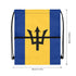 Barbados Drawstring Zipper Bag Backpacks Barbados